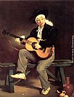 Eduard Manet Famous Paintings - The Spanish Singer